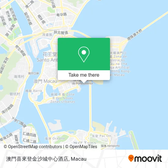 澳門喜來登金沙城中心酒店 map