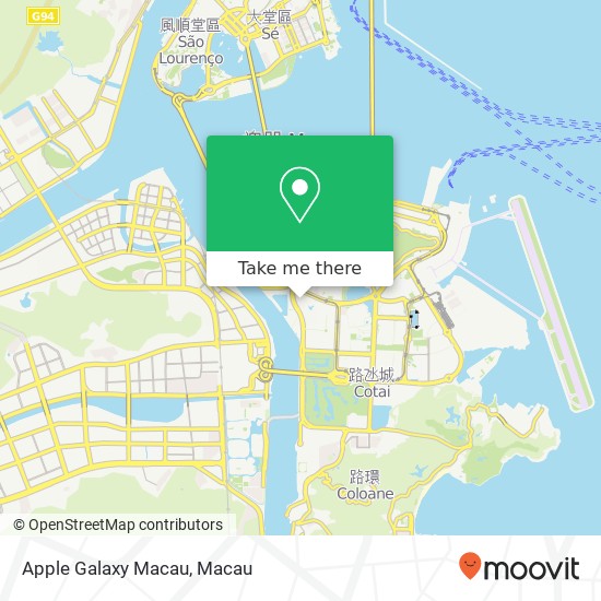 Apple Galaxy Macau map