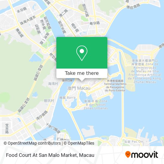 Food Court At San Malo Market map