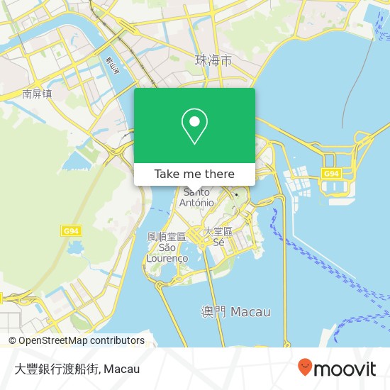 大豐銀行渡船街 map