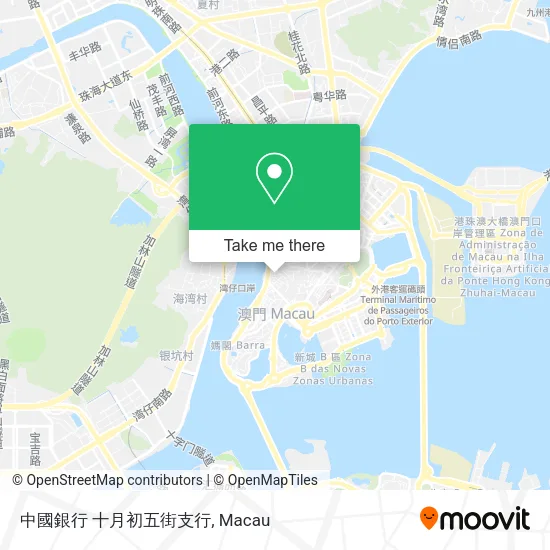中國銀行 十月初五街支行地圖