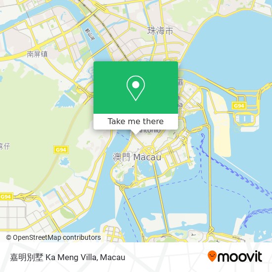 嘉明別墅 Ka Meng Villa map