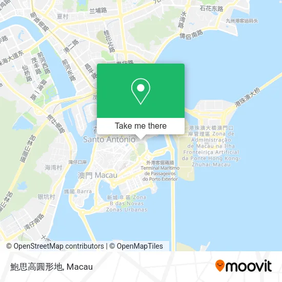 鮑思高圓形地 map