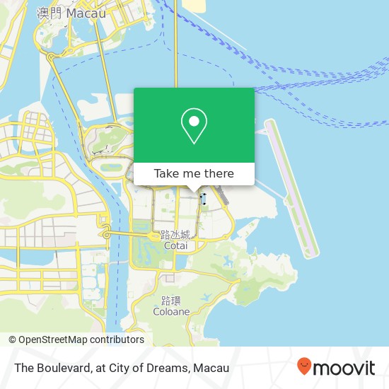 The Boulevard, at City of Dreams map