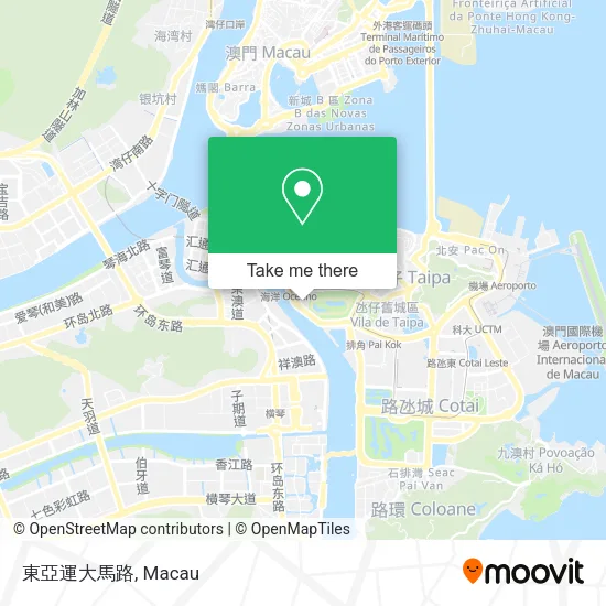 東亞運大馬路 map