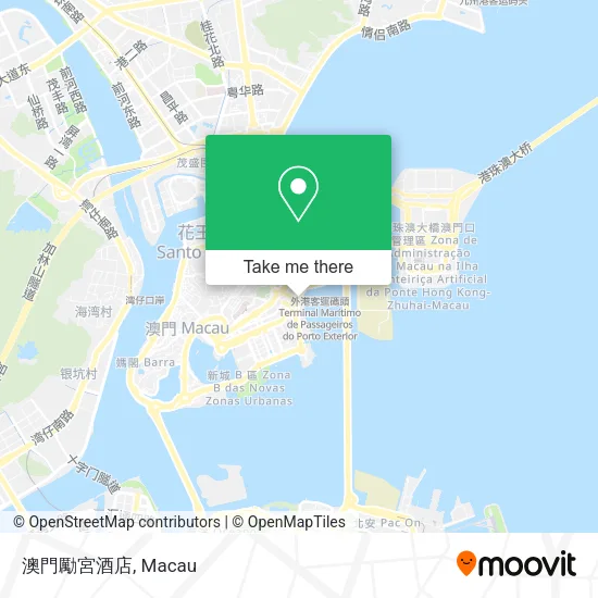 澳門勵宮酒店地圖