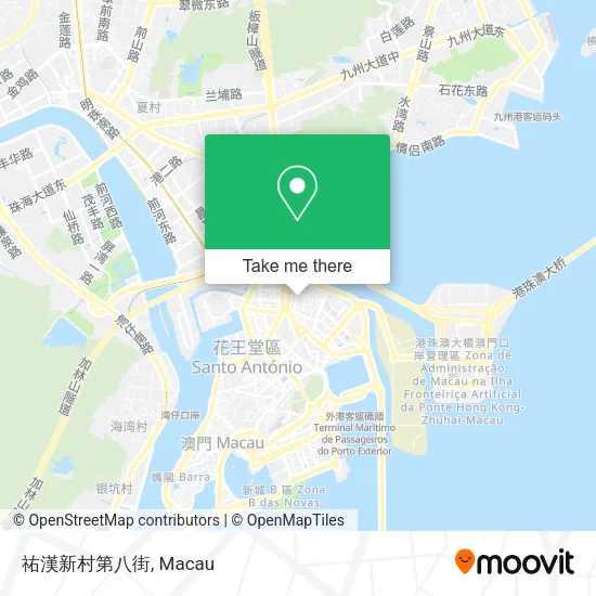祐漢新村第八街地圖