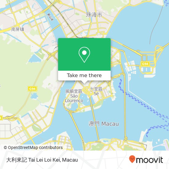 大利來記 Tai Lei Loi Kei map