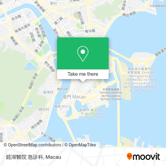鏡湖醫院 急診科地圖