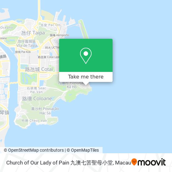 Church of Our Lady of Pain 九澳七苦聖母小堂 map