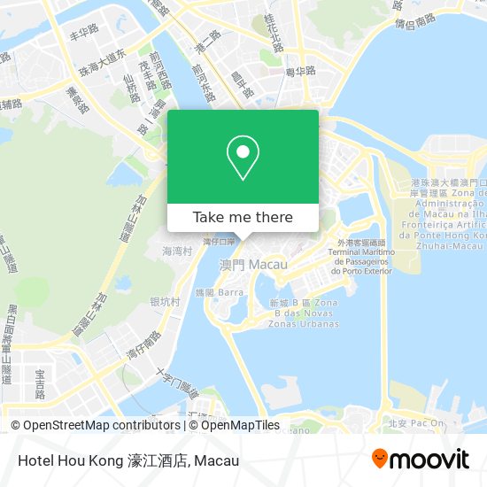 Hotel Hou Kong 濠江酒店 map