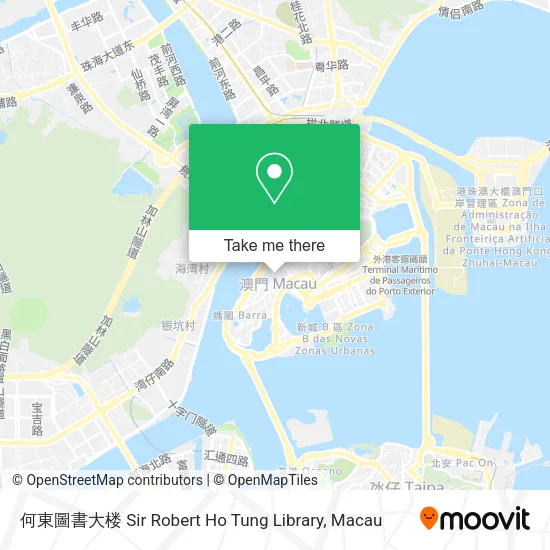 何東圖書大楼 Sir Robert Ho Tung Library地圖