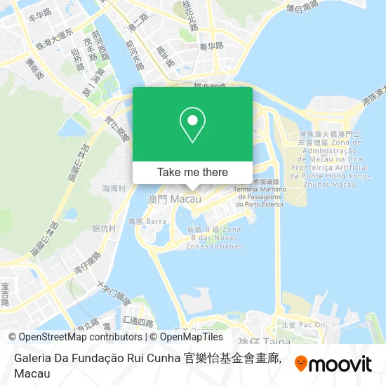 Galeria Da Fundação Rui Cunha 官樂怡基金會畫廊地圖