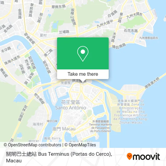 關閘巴士總站 Bus Terminus (Portas do Cerco) map