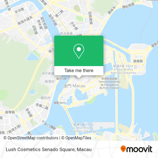 Lush Cosmetics Senado Square map