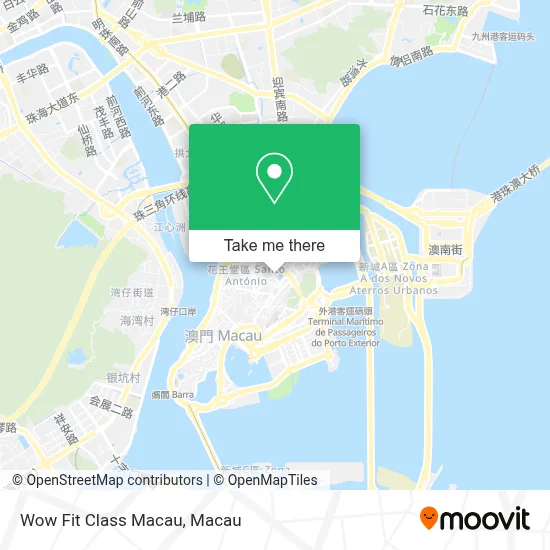 Wow Fit Class Macau map