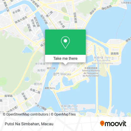 Putol Na Simbahan map