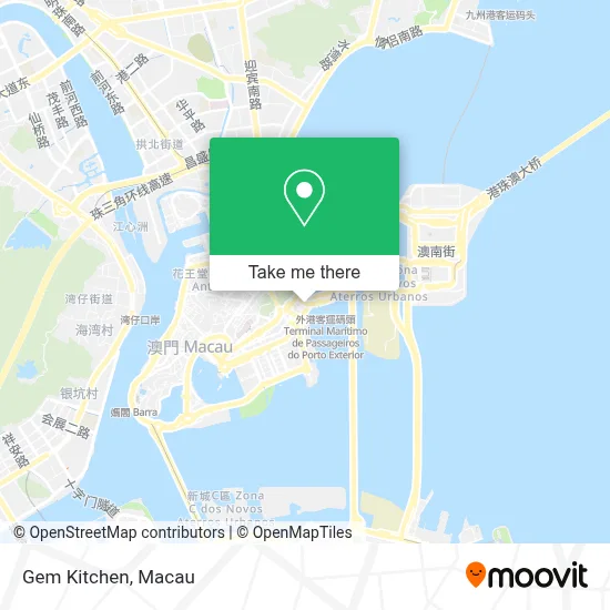 Gem Kitchen map