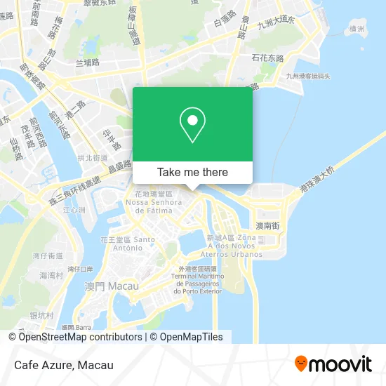 Cafe Azure map