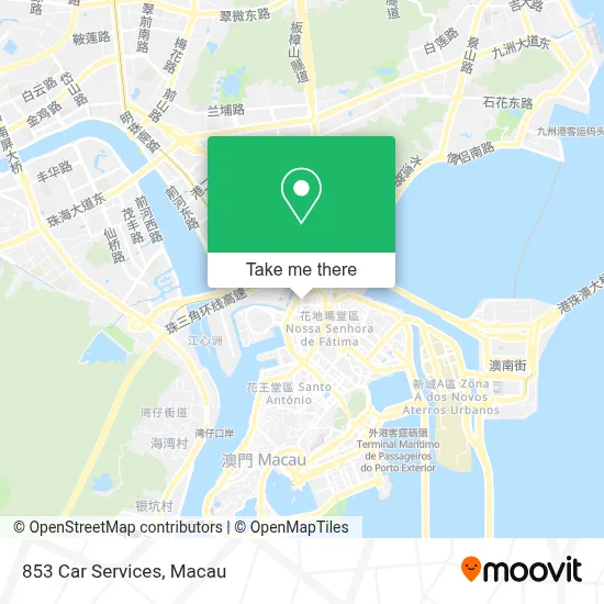 853 Car Services map