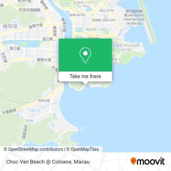 Choc Van Beach @ Coloane map