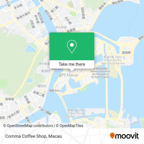 Comma Coffee Shop map