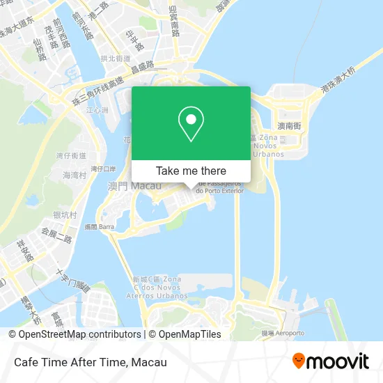 Cafe Time After Time map