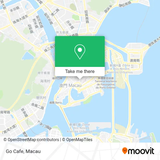 Go Cafe map