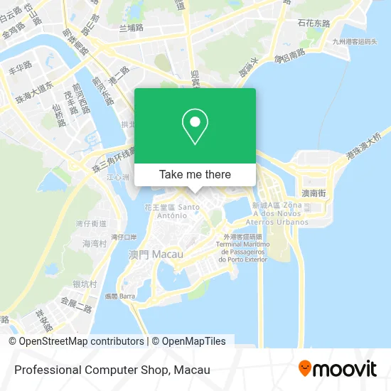 Professional Computer Shop map