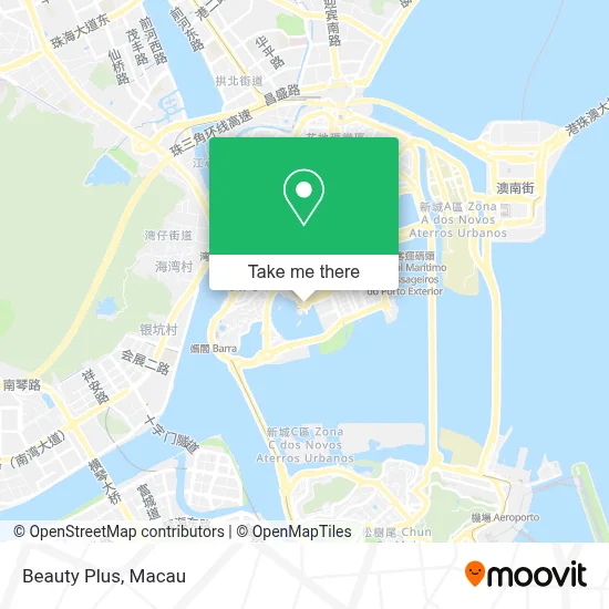 Beauty Plus map