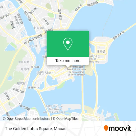 The Golden Lotus Square map