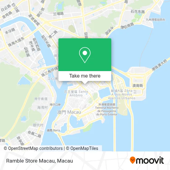 Ramble Store Macau map