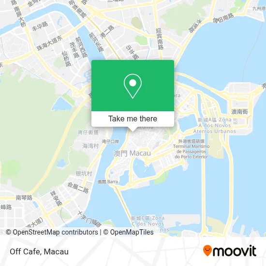 Off Cafe map