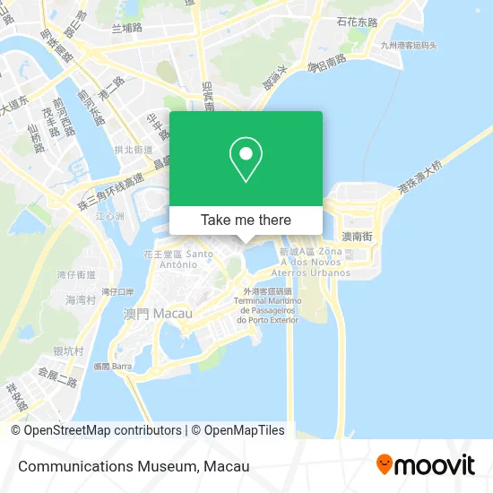 Communications Museum map
