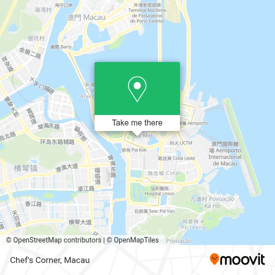 Chef's Corner map