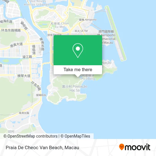 Praia De Cheoc Van Beach map