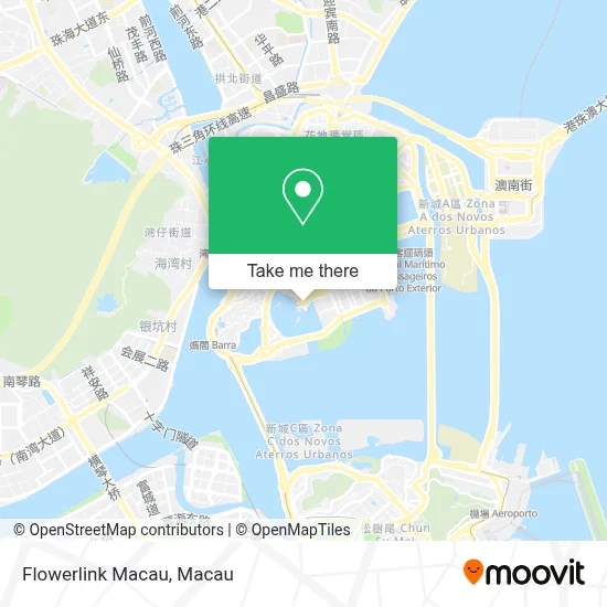 Flowerlink Macau map