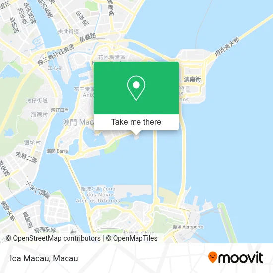 Ica Macau map