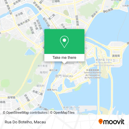 Rua Do Botelho map