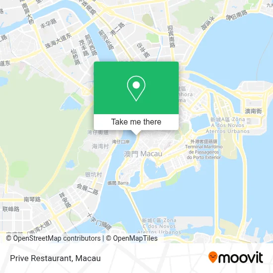Prive Restaurant map