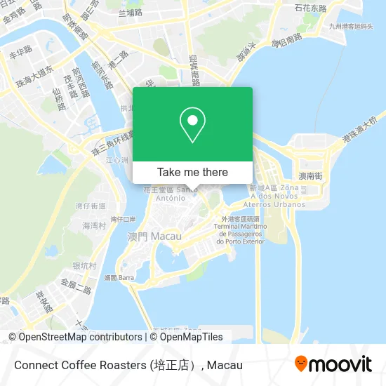 Connect Coffee Roasters map