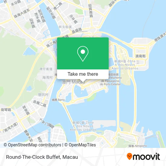 Round-The-Clock Buffet map
