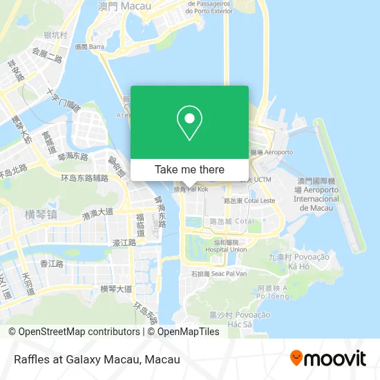 Raffles at Galaxy Macau map