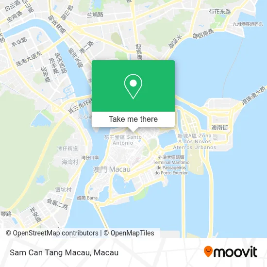 Sam Can Tang Macau map