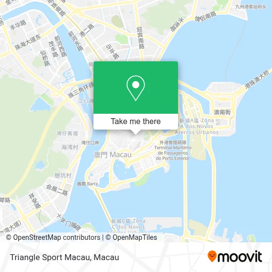 Triangle Sport Macau map