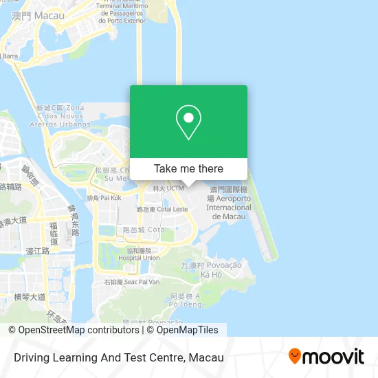 Driving Learning And Test Centre map