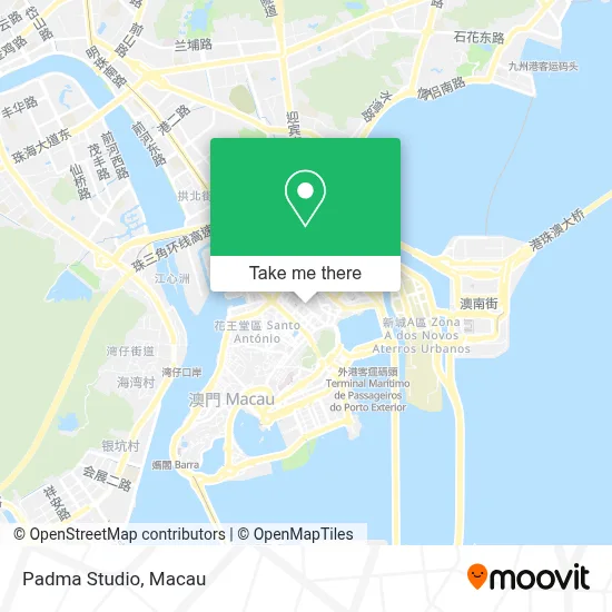 Padma Studio map
