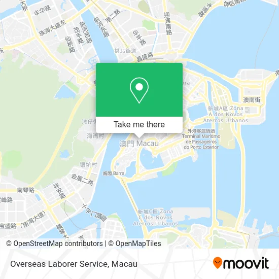 Overseas Laborer Service map