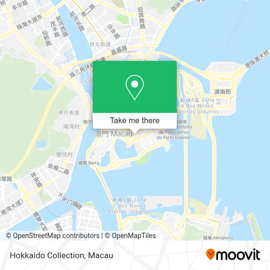 Hokkaido Collection map