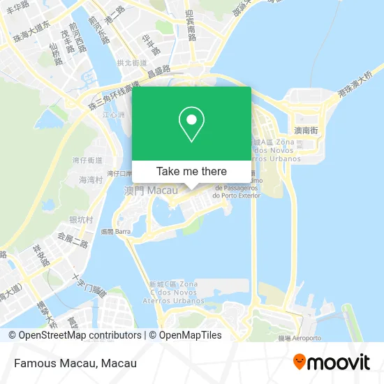 Famous Macau map